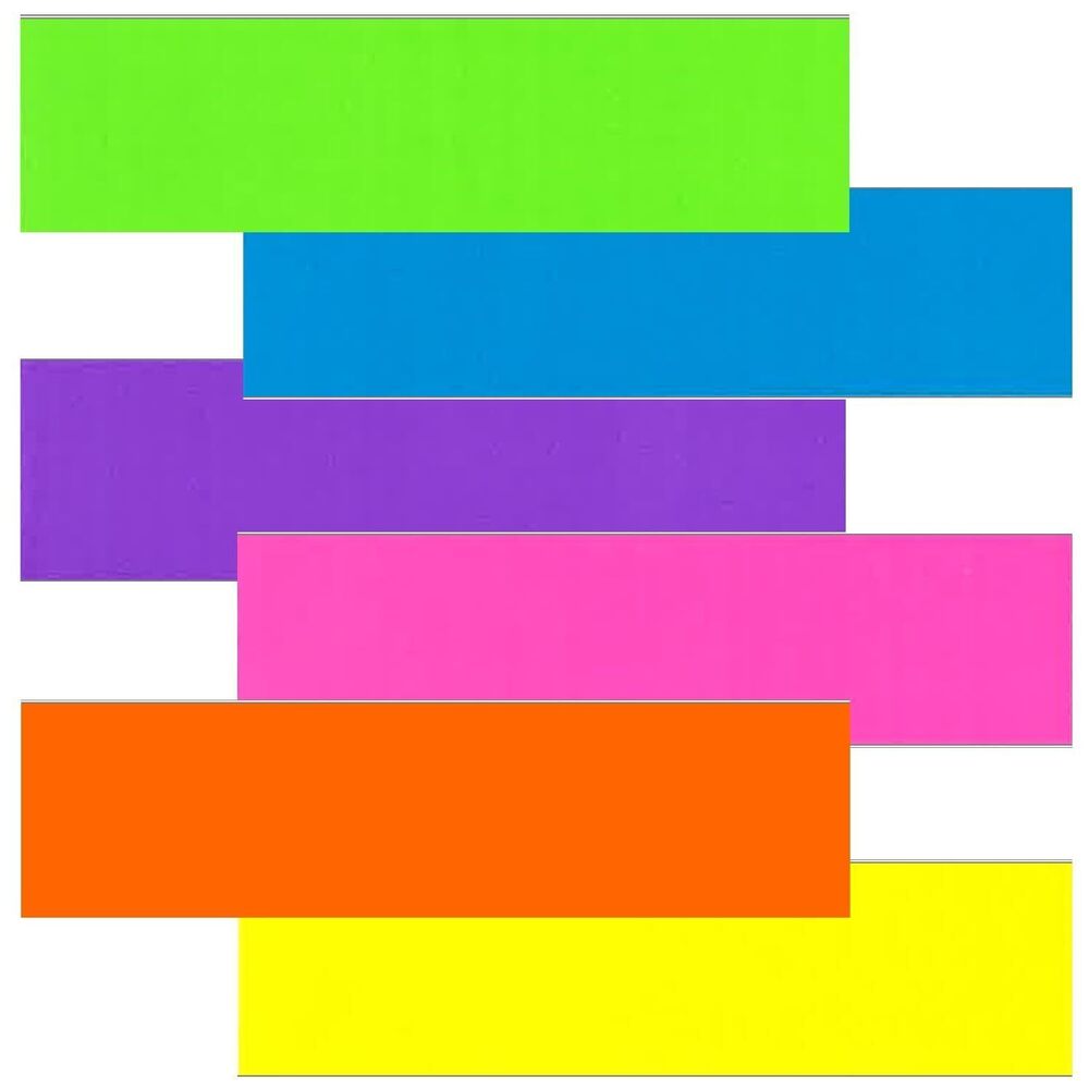 6866 Color Coded File Folder Labels 1' X 4" Multi60
